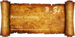 Marcu Zsuzsa névjegykártya